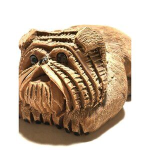 Vintage Rinconada Classic Bulldog Statue 1998 Retired 4”